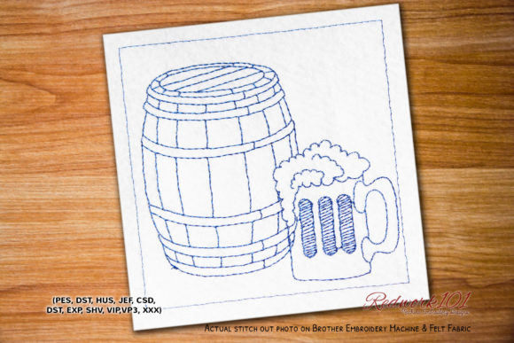 Beer Can Lineart – A Seasonal Embroidery Designer’s Review