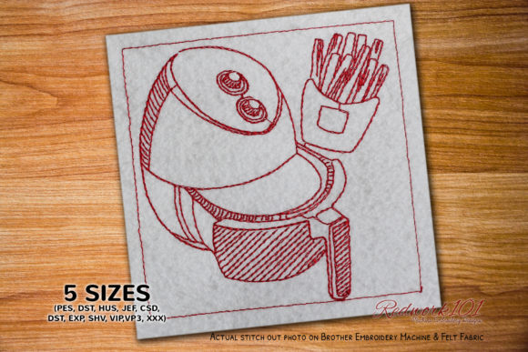 Fryer Redwork: A Smart Addition for Your Etsy Embroidery Shop