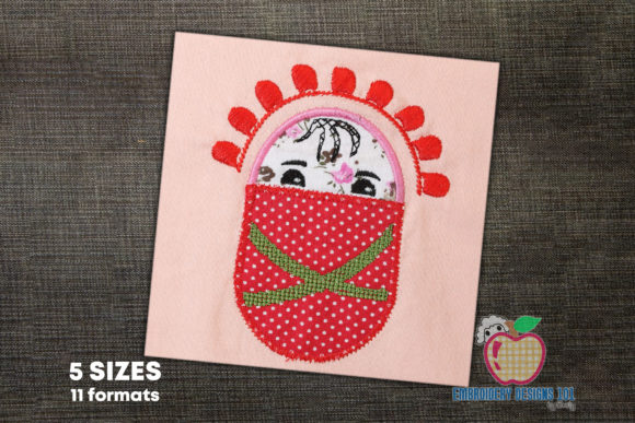Funny New Born Baby Girl: A Craft Fair Embroidery Review