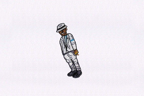 Leaning Man: A Design Review for Seasonal Embroidery