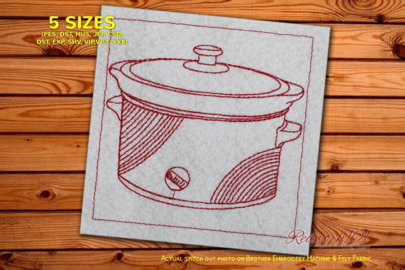 Slow Cooker Bluework: An Embroidery Designer's Review