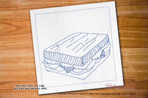 Tasty Sandwich Redwork Design: A Hands-On Review